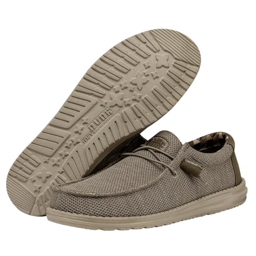 Image of HEYDUDE Men's Wally Stretch Sox Slip-On Loafer, Lightweight, Breathable, with Flex & Fold Outsole