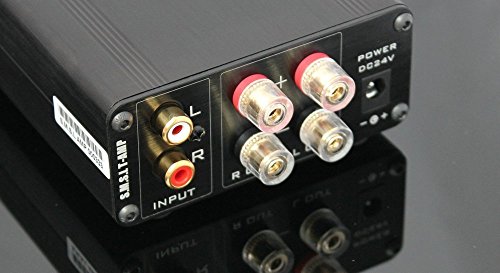 SMSL SA50 50Wx2 TDA7492 Class D Amplifier + Power Adapter (Silver) - Thumbnail 3
