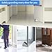 2 Pack Strongest Heavy Duty Door Stopper Wedge - Spring Large Door Stoppers, Tall Door Stoppers for Bottom of Doors, Metal Door Stop 3 Inches High, Non-Slip Rubber Doorstop, Suits Carpet, Tile, Wood