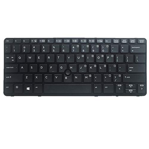 Clavier HP EliteBook 725 G3 de rechange noir disposition US - 2