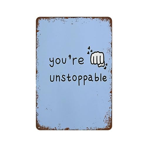 You Are Unstoppable �W�F�X�`���[ �A�[�g�|�X�^�[ �X�^�C���b�V�� ���^���T�C�� ���B���e�[�W �u���L�Ŕ� �z�[���f�R �ł��ے��I�ȃA�[�g�T�C�� �ǂ̑����T�C�� 8x12�C���`