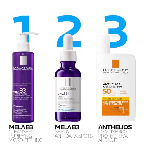 La Roche-Posay, Mela B3 Gel Limpiador, Exfoliante anti manchas, 200 ml
