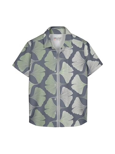 Image of HELLCAT Beige Trendy Regular Fit Printed Causal Shirt for Boys