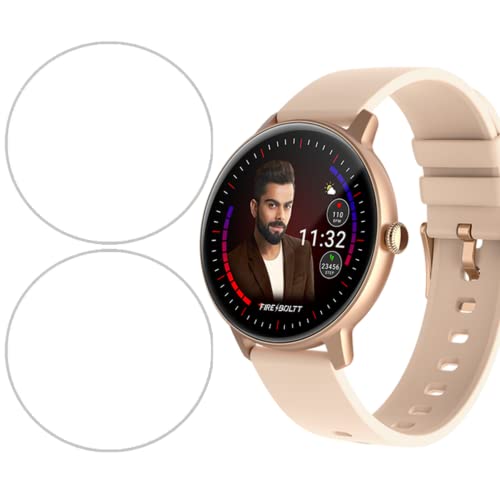 Image of Hydrogel Screen Protector For FIRE BOLTT INCREDIBLE SMARTWATCH (1.3 inch) - Anti-Scratch, Bubble-free, Edge To Edge TPU Film Screen Guard for FIRE BOLTT INCREDIBLE (Pack of 2)