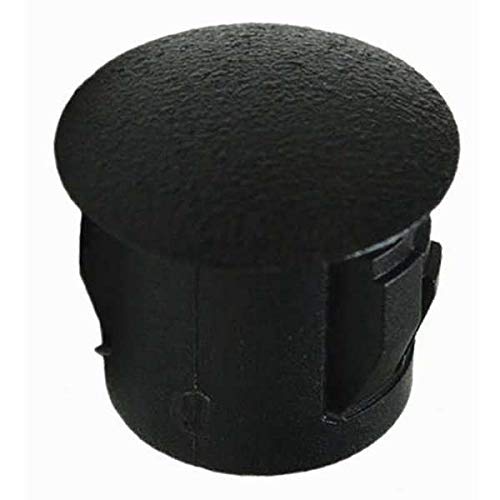 Hole Plug, Hole D 11/16 in, Blk, PK25