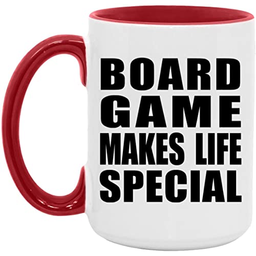 Designsify Gifts, Board Game Makes Life Special, 15oz Accent Coffee