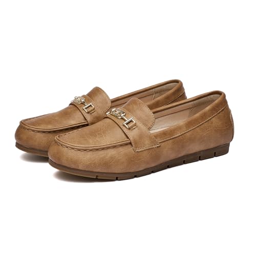 Image of Women's Loafer Shoes Leisure Slip On Work Shoes Comfort Walking Flats