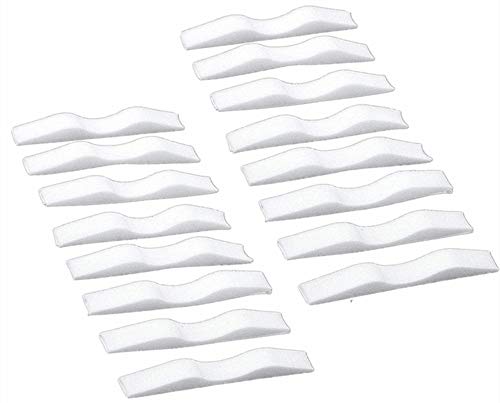 Preisvergleich Produktbild Youning Antibeschlag-Nasenbrücke Nebelfreies Zubehör Für Brillen Mikrofaser Gedächtnis Schaum Anti-Nebel Nasen Brücken Pads Selbstklebende Schutz Streifen Verhindern Sie Das Beschlagen (100pcs)