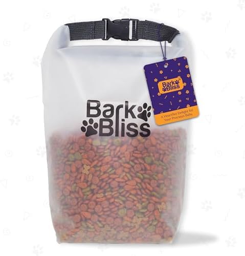 25-Cup Dog Food Travel Bag, Large Portable Container, Leak Proof,...