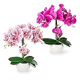 🌺𝐉𝐄𝐃𝐄𝐑 𝐒𝐓𝐀𝐍𝐃𝐎𝐑𝐓 - Eine Orchidee künstlich passt in jeden Lebensbereich: als Fensterbrett Deko im warmen Wintergarten, im feuchten Bad oder lichtarmen Büro. Überall dort wo eine echte Orchidee nicht wachsen kann, erfüllen künstliche Orchideen wie echt den Raum mit ihrer natürlichen Schönheit