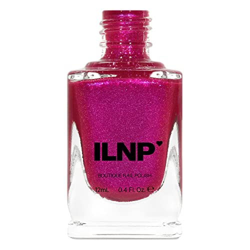 Image of ILNP Pucker Up - Vibrant Pink Shimmer Nail Polish