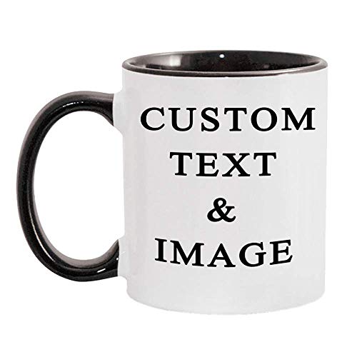 Customized Photo Mug with Personalized Text Upload Your Image with Different Designs