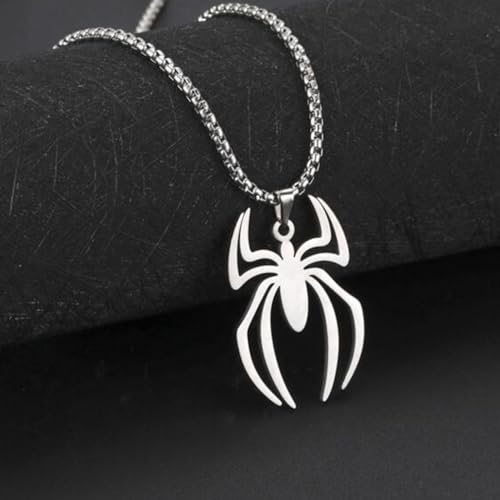 Image of Tapp Collections Stainless Steel Superhero Pendant Necklace