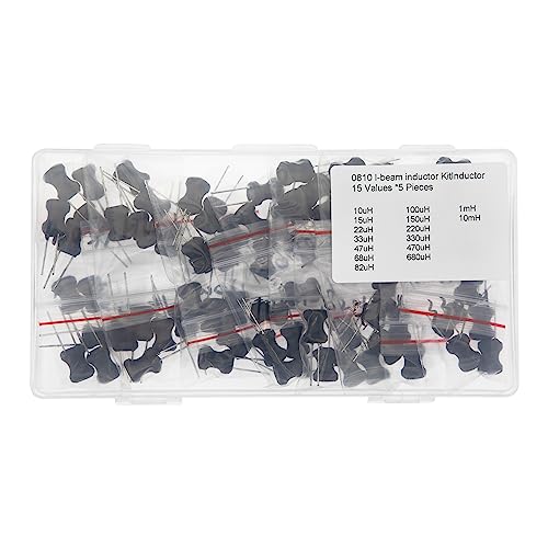 15 Valores * 5 Piezas 0810 Kit de inductor de haz en I 10uH 15uH 22uH 33uH 47uH 68uH 82uH 100uH 150uH 220uH 330uH 470uH 680uH 1mH 10mH