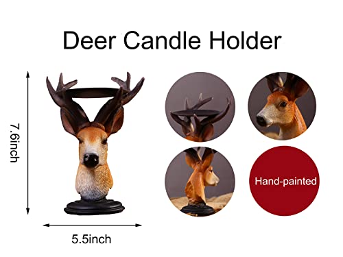 Blltllw Deer Candle Holders Animal Candle Holders Home Decoration-For Christmas Thanksgiving Decor Gift #TOP1