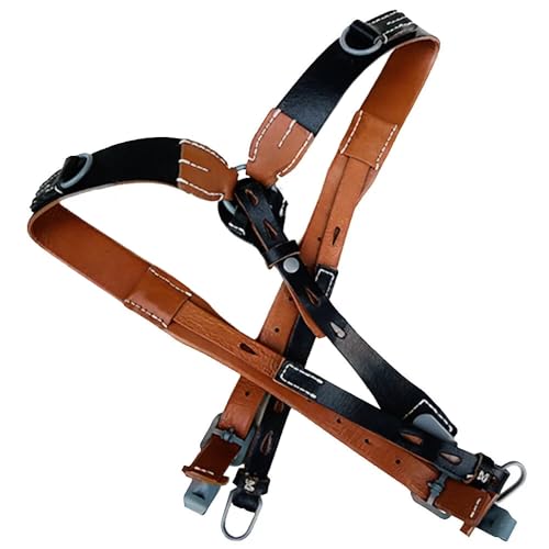 WW2 German Y-Strap Koppeltragegestell Für Infanterie M1942 Combat Cowhide Strap Belt Replica WWII Leather Equipment3