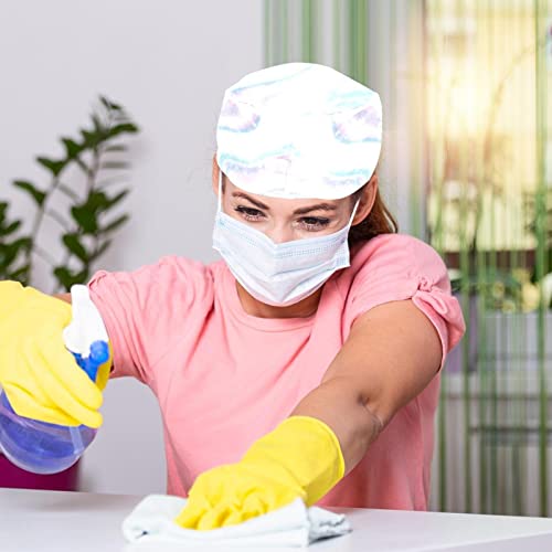 Chapeaux de travail JDEZ pour hommes femmes, casquettes respirantes et chapeaux bouffants x2