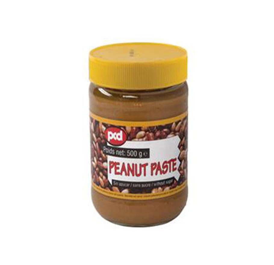 PCD Erdnusspaste ohne Zucker, 500 g, Zuckerfreie Erdnusscreme