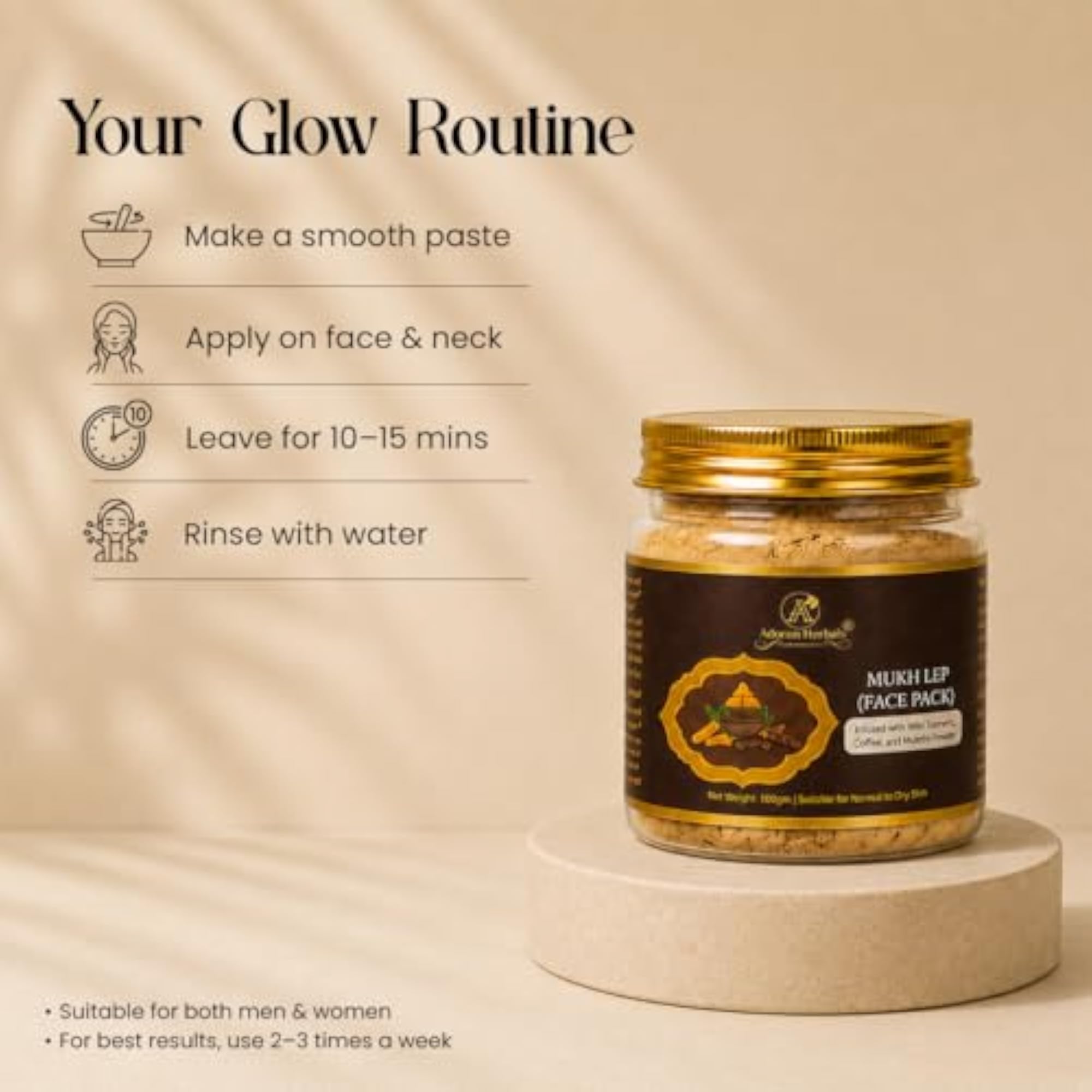 Ayurvedic Skincare Combo Gift Set, Natural Ingredients