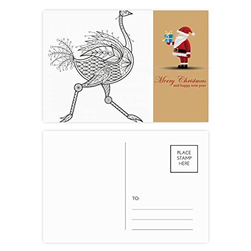 Cartes postales Père Noël pour oiseaux pour partager la magie des fêtes