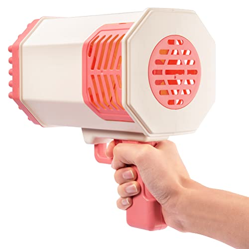 Electric Bubble Gun Kuddosdream Pink 69 Holes #TOP24