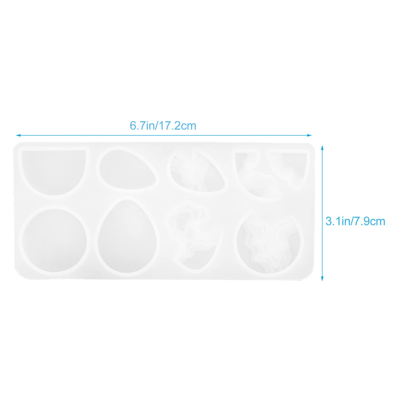 ARTIBETTER 3 Set Stampi Siliconper Creazione Mold Per Ciondoli E Fai Da Te Facile Da Sformare E Personalizzare Con Decorazioni Unichper Iniziare Per Artigiani Esperti 4 Pezzi * 3