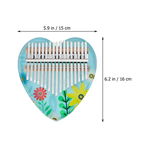 BIENKA Kalimba Pouce Piano En Forme De Coeur Enfants Pouce Piano 17 Tons Portable En Métal Marimba Instrument De Musique… - Les Beatles, Paul McCartney, John Lennon, RIngo Starr, George Harrison BIENKA Kalimba Pouce Piano En Forme De Coeur Enfants Pouce Piano 17 Tons Portable En Métal Marimba Instrument De Musique… – Image 3