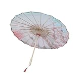 Parasol à franges : il est également parfait pour la décoration de scène, les accessoires photo, etc., parasol en tissu huilé