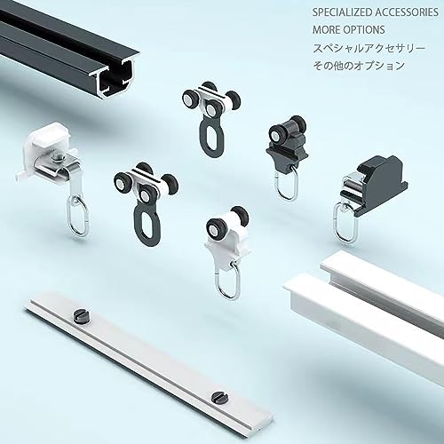 Rail de rideau de plafond avec design caché pour une séparation invisible - 8