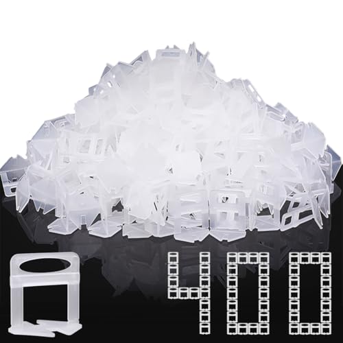 DGSL Tile Leveling System, 400-Piece Tile Spacers Clips 1/16 Inch