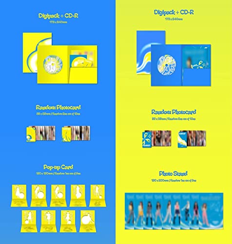 Kep1er Album Doublast B1UE Blast ver. CD K-pop avec avantages de précommande