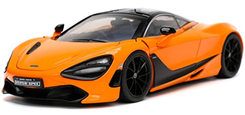 McLaren 720S Orange and Black Hyper-Spec Series 1/24 Diecast Model Car by Jada 32719 McLaren 720S Orange and Black Hyper-Spec Series 1/24 Diecast Model Car by Jada 32719