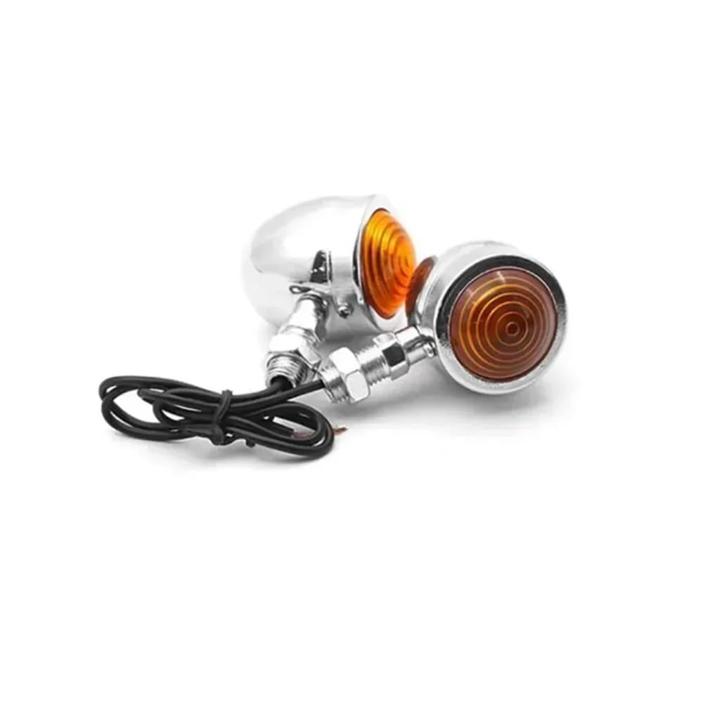 Luces Señal Giro Intermitentes universales para motocicleta | Intermitentes universales para motocicleta, 12V, 10mm, color negro, Chr, para luces de Moto, para Hayabusa GSX1300R GSX250R