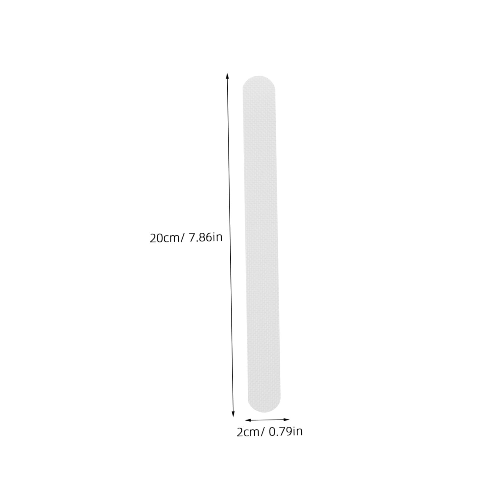 TOVINANNA 24pcs Non-slip Adhesive Strips for Bathtub and Shower Safety Transparent Anti-slip Stickers for Boys and Girls Stairs and Floors Easy Application and Durable Design