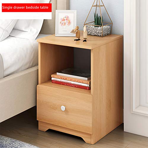 Oksale Night Stand, Accent Table, Assemble Storage Cabinet Bedroom Bedside Locker Single Drawer Nightstand, USA Stock (Nordic Pine Color) - Thumbnail 5