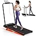 Dskeuzeew Tapis Roulant Elettrico Piehevole Inclinazione 7%, 3 IN 1 Walking Pad...