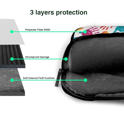 Maletín de hombro para laptop unisex 15.6 pulg miniatura 5
