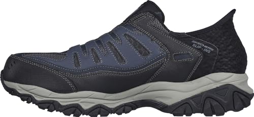 Image of Skechers Men's Hands Free Slip-ins Cankton-Faison St Industrial Shoe | Work, Slip-ins, Steel Safety Toe, Electrical Hazard, Air-Cooled Memory Foam
