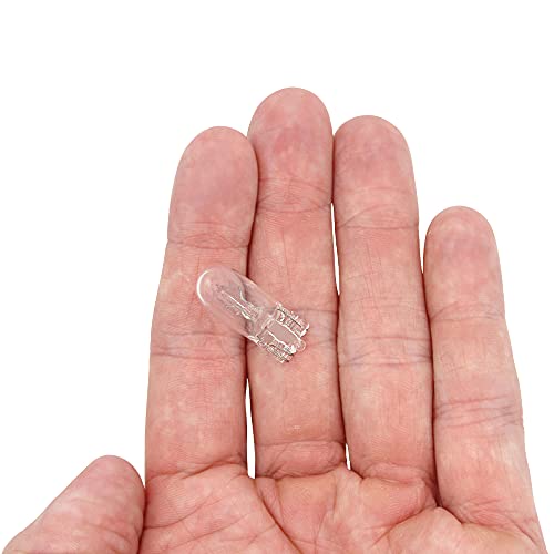 5 Watt Light Bulbs 12V Xenon Wedge Base T3.25 Replacement For Seagull Lighting 9732 Bulbs By Technical Precision - Sewing Machine Light Bulb - Under Cabinet Light Bulb - Rv Cabinet Lights - 10 Pack #TOP4