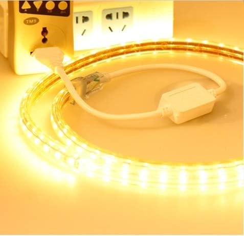 Davitu Electrical Equipments Supplies - LED Connector For SMD 5050 Strip Flexible Waterproof 1M/2M/3M/5M/10M/15M/20M -100M Connector - (Color: Warm White, Pins: 12 Meter)