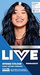 Schwarzkopf LIVE Intense Colour 090 Cosmic Blue, Long-lasting Permanent Blue Black Hair Dye, With Extra Colour Refresh Gloss