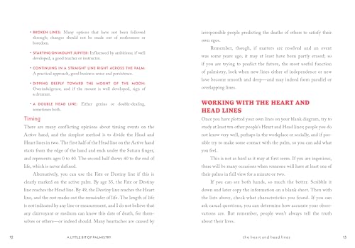 A Little Bit of Palmistry: An Introduction to Palm Reading