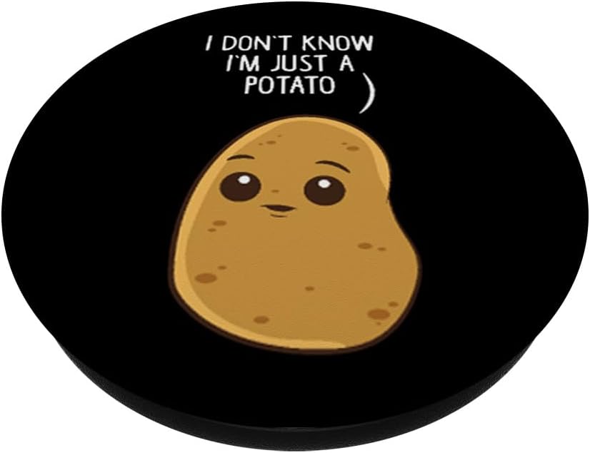 Potatoes I Don't Know I'm Just a Potato PopSockets Adhesive PopGrip - Image 2