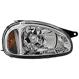 Scheinwerfer rechts Halogen Scheinwerfer Hauptscheinwerfer Frontscheinwerfer rechts H4 glasklar für Model Corsa B 73_ 78_ 79_ Combo 71_