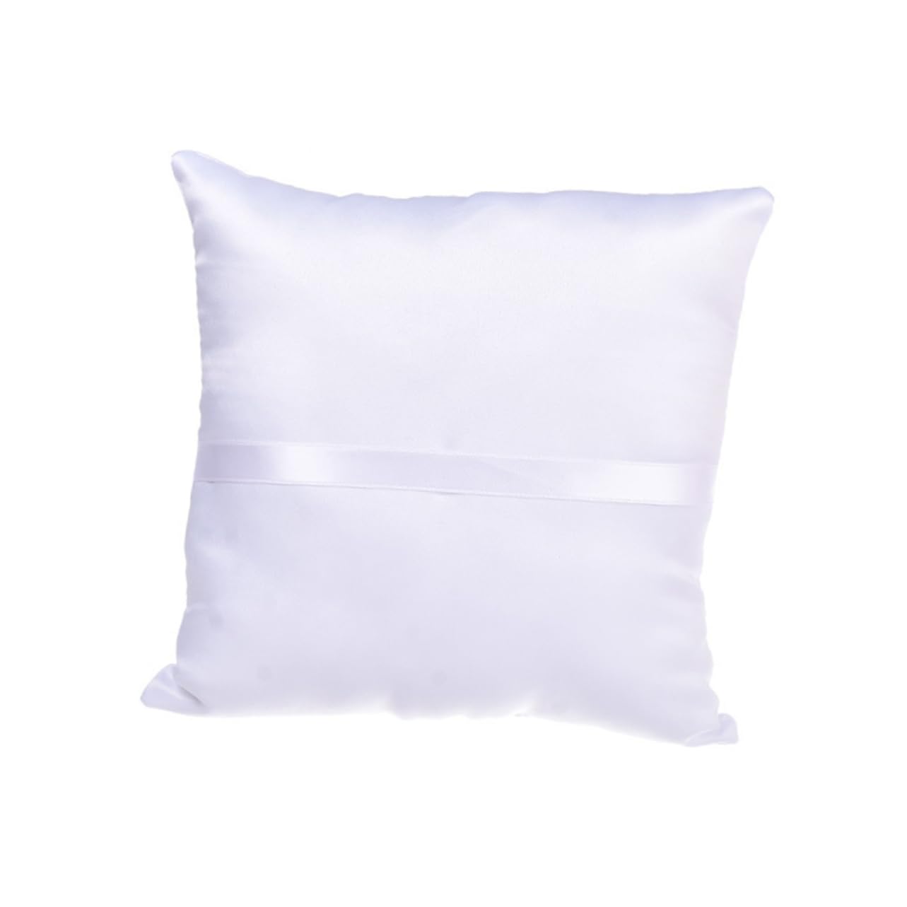 MAGICLULU 3 Pièces Coussin d'alliances de Mariage Coussin d'alliances en Dentelle Oreiller pour Bague de fiançailles Wedding Decorations Oreiller de fête d'anneau de Mariage Blanche