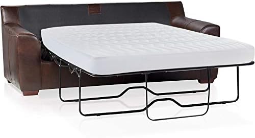 Waterproof Sleeper Sofa Mattress Protector by Waterguard. Hypoallegenic Sofa Bed Mattress Pad Replacement for Pull Out Couch Mattress. Made from 100% Cotton Top for Softness and Comfort.