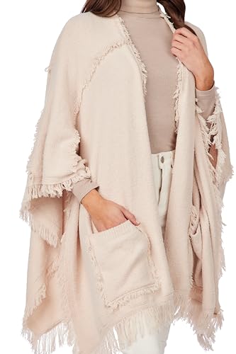Mud Pie womens Women Fringe Poncho