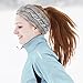 YAHENLI Winter Headbands for Women 2 PCS, Knit Thick Fleece Lined Headband for Girls Headwrap, Ear Warmers Cold Weather Warm Ear Muffs