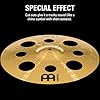 Meinl Cymbals HCS Trash Crash Cymbal 16 inch (Video) with holes for Drum Set (40,64cm) Traditional Finish Brass, Made In Germany (HCS16TRC) #1