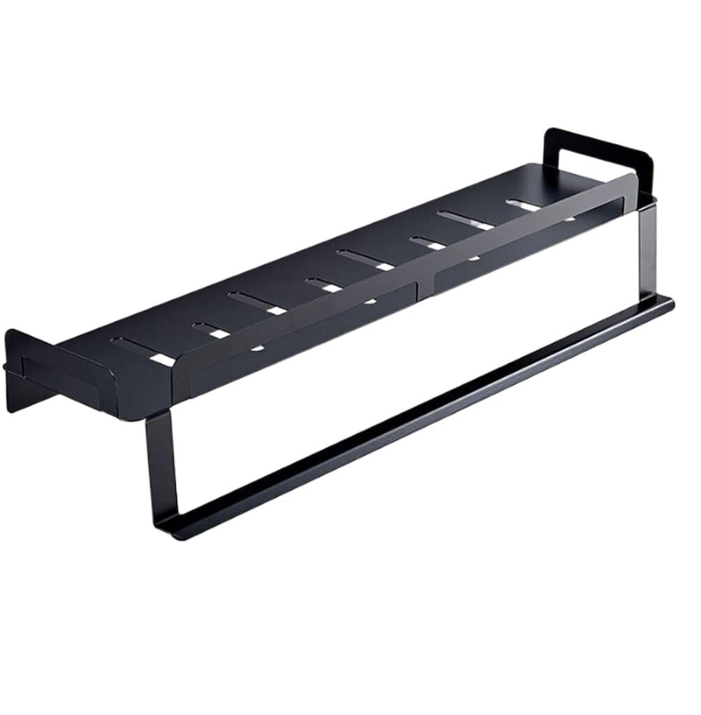 ZJHFFFG Shower Rack Shower Shelf Shower Organizer Stainless Steel Bathroom Shower Shelf with Towel Bar Wall Mount Shower